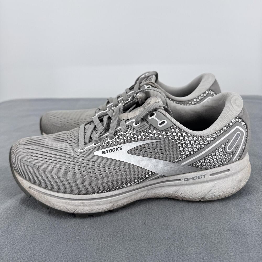 Brooks Ghost 14 Shoes Womens Size 8.5 Gray Wide D Running Sneakers 1203561D089‎
